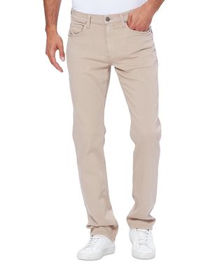 PAIGE Normandie Straight Fit Jeans - Natural