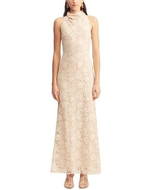 Shona Joy Presley Lace Maxi Dress - Natural