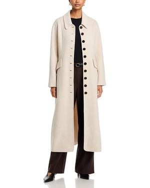 By Malene Birger Magdalena Collared Wool Coat - Natural