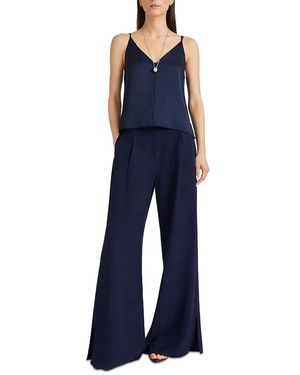 Saint Art Neve Tuxedo High Waisted Pants - Blue