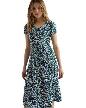 Seasalt Cornwall Pier View Jersey Dress - Blue