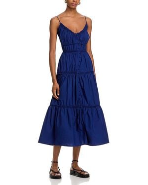 Sea Camden Tiered Midi Dress - Blue