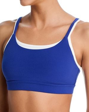 Splits59 Elliah Double Layer Sports Bra - Blue