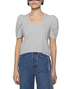 Rebecca Minkoff Janine Short Sleeve Top - Gray