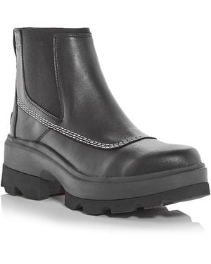 Sorel Joan Frwd Platform Chelsea Boots - Black