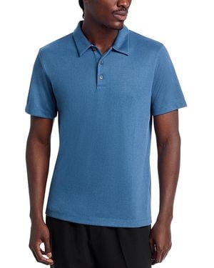 Theory Bron Anemone Jersey Polo Shirt - Blue