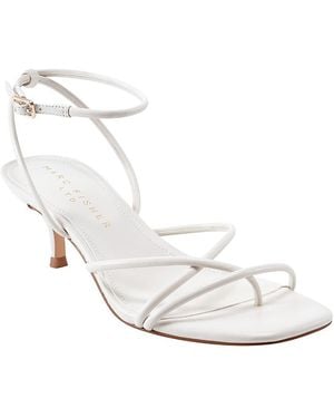 Marc Fisher Ballen Sandals - White