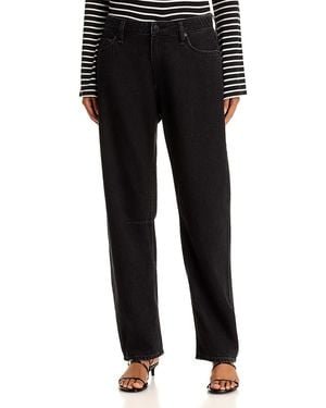Rag & Bone Ftwt Stevie High Rise Slim Tapered Leg Jeans - Black