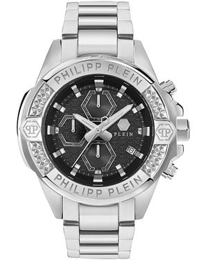 Philipp Plein The $Kull Chronograph, 44Mm - Grey