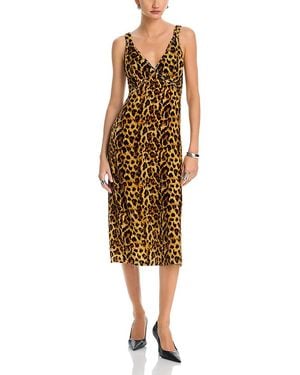 R13 Grunge Slip Dress - Metallic