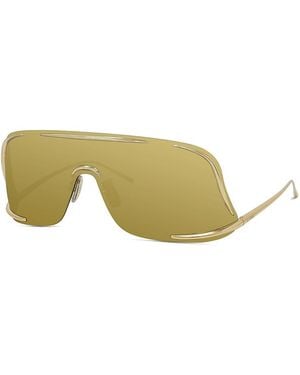 Loewe Signature Mask Sunglasses, 141Mm - Natural