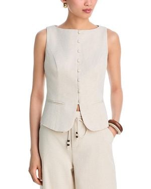 Lucy Paris Taylor Vest - White
