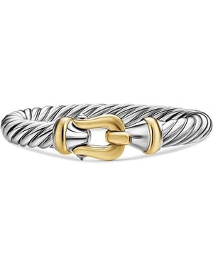 David Yurman Cable Flex Buckle Bracelet - White