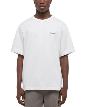 Helmut Lang Plastic Tee - White