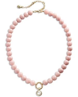 BaubleBar Janette Beaded Ring Necklace, 17 - Pink