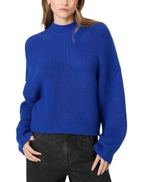 French Connection Baby Soft Mock Neck Sweater - Blue