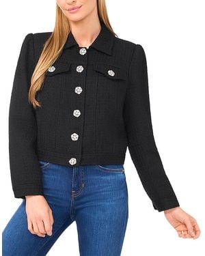 Cece Textured Jacket - Blue