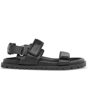 Whistles Ria Sporty Velcro Sandals - Black