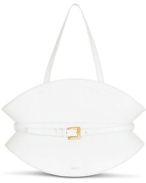 Balmain Medium Shuffle Bag - White