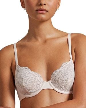 Polo Ralph Lauren Lace Demi Bra - Brown