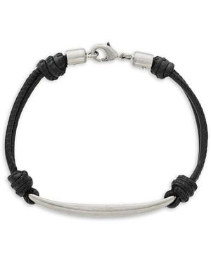 Saint Laurent Cord Bracelet - Metallic