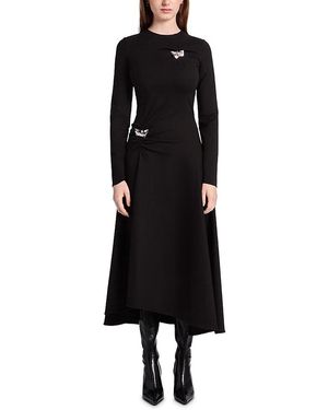 Kate Barton Jersey A Line Dress - Black