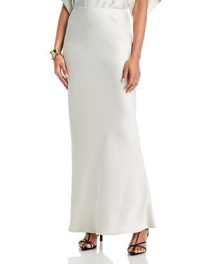 Norma Kamali Bias Obie Skirt - White