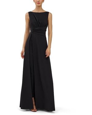 Kay Unger Palmer Walk Thru Jumpsuit - Black