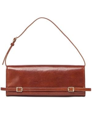 Jonathan Simkhai River East/West Leather Shoulder Bag - Red