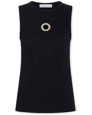 Rabanne Grommet Tank - Black