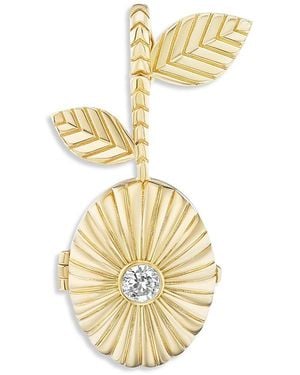 Harwell Godfrey 18K We Are Seeds Diamond Seed Locket Pendant - Metallic