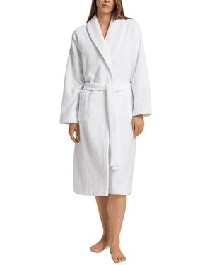 Hanro Plush Terry Robe - White
