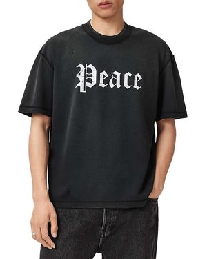 AllSaints Utopia Graphic Tee - Black
