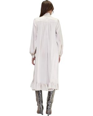 Cynthia Rowley Monroe Silk Charmeuse Dress - White