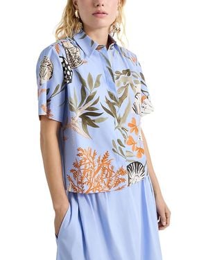 Marella Formosa Printed Blouse - Blue