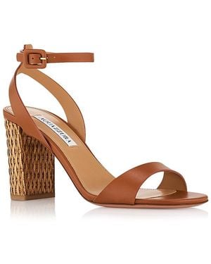 Aquazzura Sunseeker 85 Sandals - Brown