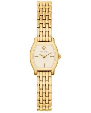 Tory Burch Eleanor Curve Mini Watch, 19.7Mm X 26Mm - Metallic