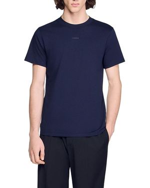 Sandro Logo Tee - Blue