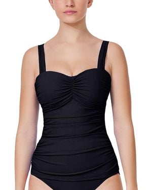 Gottex Tutti Frutti Underwire D Cup Tankini Top - Black