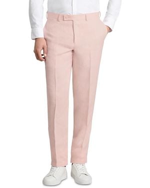 Ted Baker Winter Linen Modern Fit Suit Pants - Pink