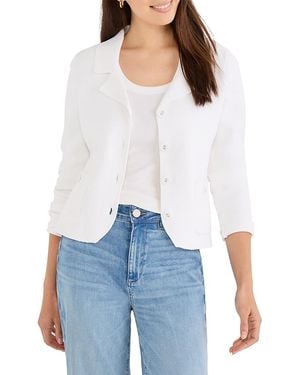 NIC+ZOE Milano Knit Jacket - White