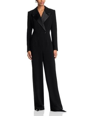 Sergio Hudson Tuxedo Jumpsuit - Black