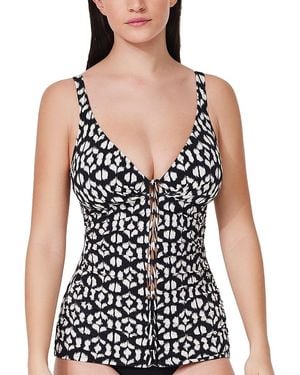 Gottex Mantra D Cup Tankini Top - Black
