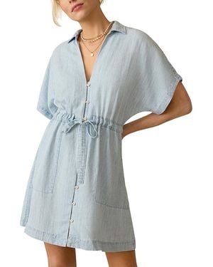 Faherty Tried & True Oakley Dress - Blue