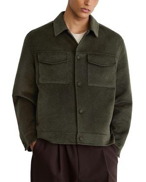Reiss Warner Overshirt - Green