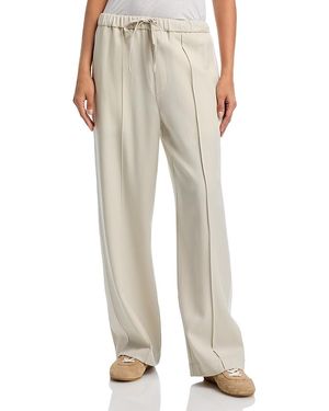 Rag & Bone Siena Wool Side Stripe Pants - Natural