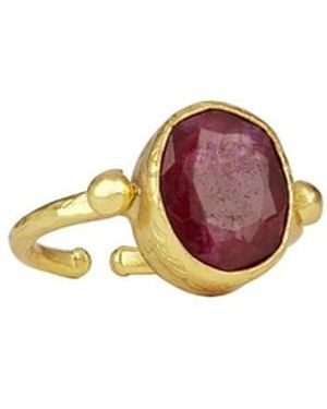 Ottoman Hands Siena Cocktail Ring - Pink