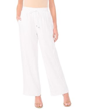 Cece Wavy Pull On Pants - White