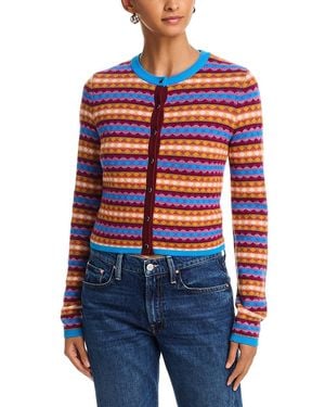 Mother The Lil Merino Wool Cardigan - Blue