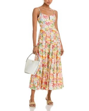 Aqua Vacation Maxi Dress - Multicolor